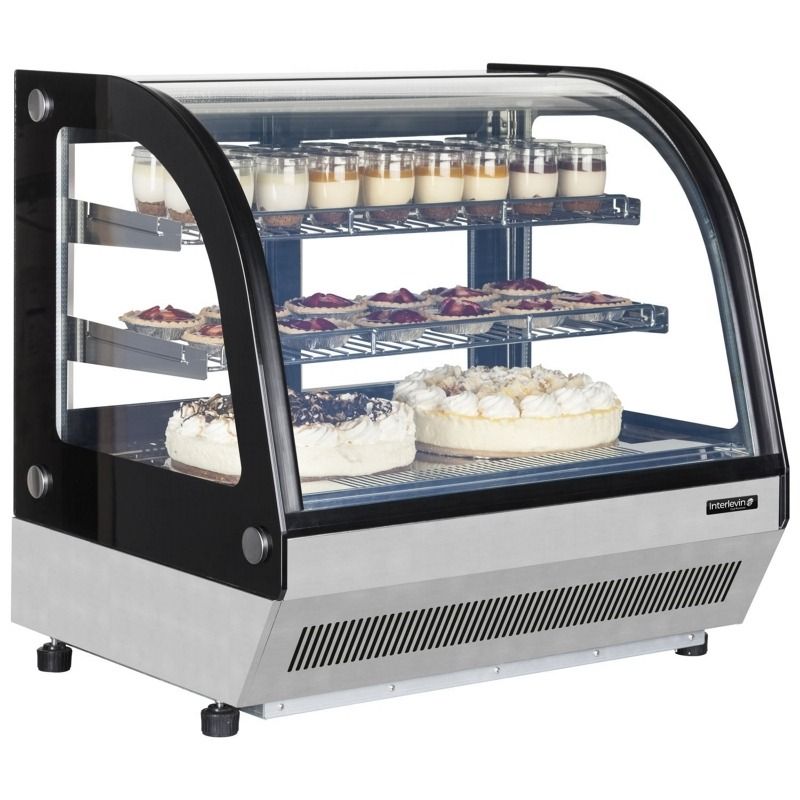 Tefcold Chilled Counter Top Display Stainless Steel - LCT900C Refrigerated Counter Top Displays Tefcold