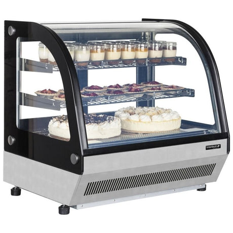 Interlevin Chilled Counter Top Display Stainless Steel - LCT900C Refrigerated Counter Top Displays Tefcold   