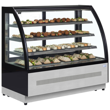 Tefcold Chilled Display Cabinet - LPD1500C Standard Serve Over Counters Tefcold