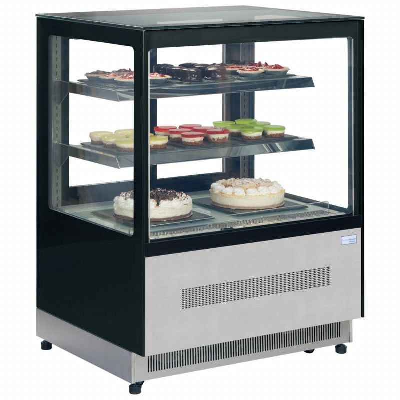 Tefcold Chilled Display Cabinet Stainless Steel, Glass - LPD1200F Refrigerated Floor Standing Display Tefcold