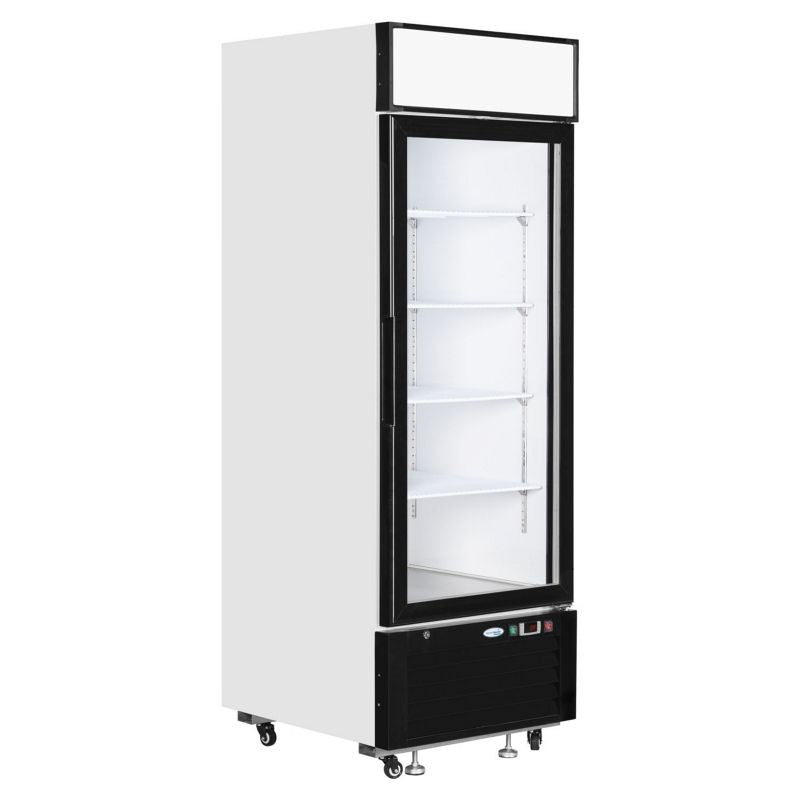 Tefcold Single Glass Door Display Fridge - LGC2500 Upright Single Glass Door Chillers Tefcold