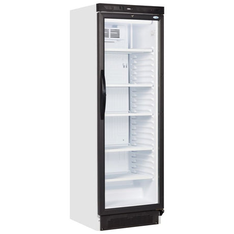 Interlevin Single Glass Door Display Merchandiser Fridge - SC381B Upright Single Door Bottle Coolers Tefcold   