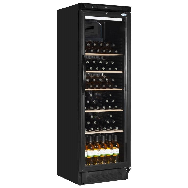 Tefcold Single Glass Door Wine Cooler Fridge - SC381WB Wine Coolers Tefcold