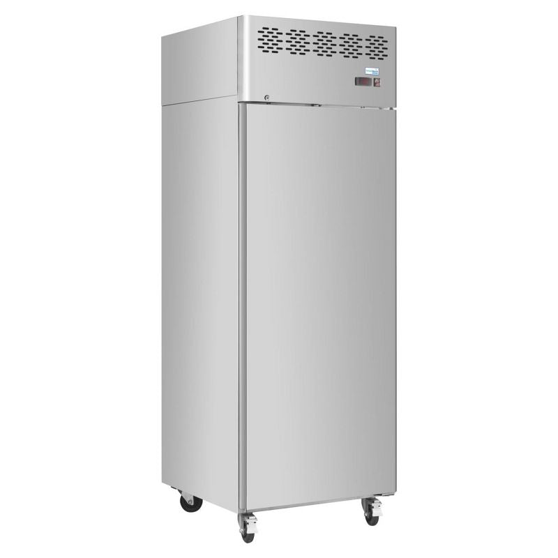Tefcold Stainless Steel Solid Single Door Upright Fridge - CAR410 Refrigeration Uprights - Single Door Tefcold