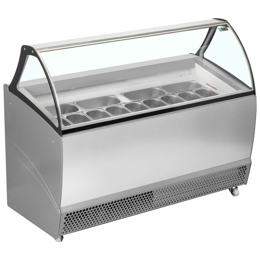 ISA Ventilated Scoop Ice Cream Display 13 x 5 Litre - BERMUDA RV13 Ice Cream Display Freezers ISA