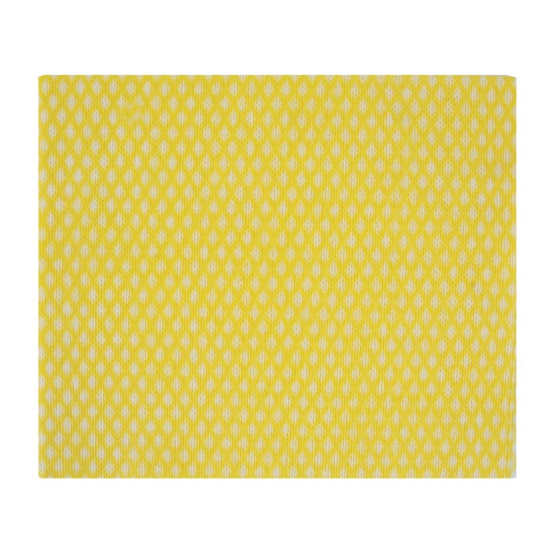 Jantex Solonet Cloths Yellow (Pack of 50) - CD810 Cleaning Cloths Jantex