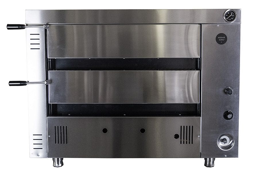 Kebab King 4+4 Twin Deck Gas Pizza Oven - B00070/2G Twin Deck Pizza Ovens Kebab King