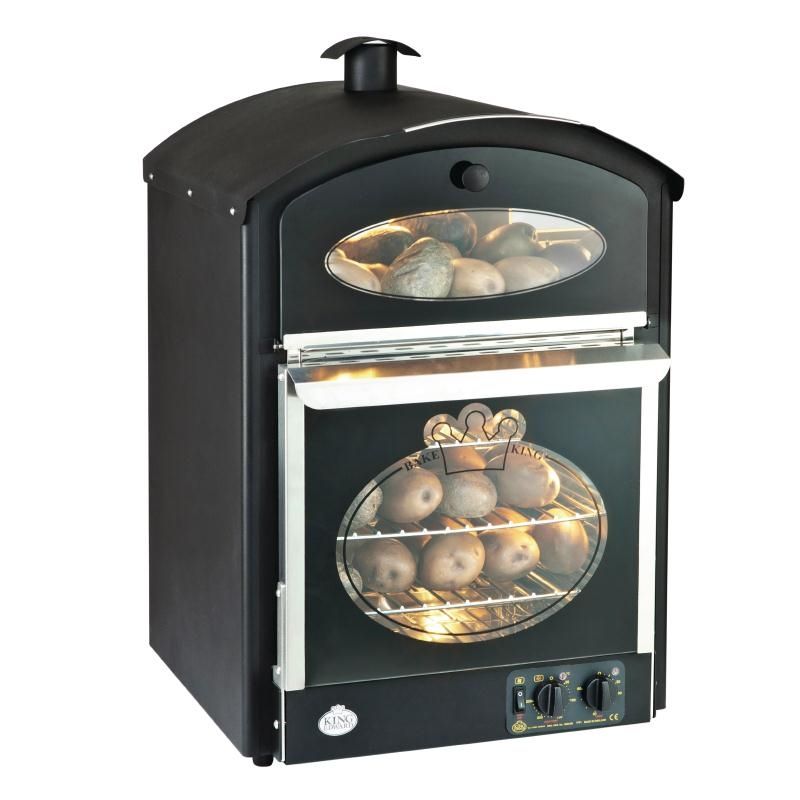 King Edward Bake King Mini Oven Black BKM-BLK - GP260 Baked Potato Ovens King Edward
