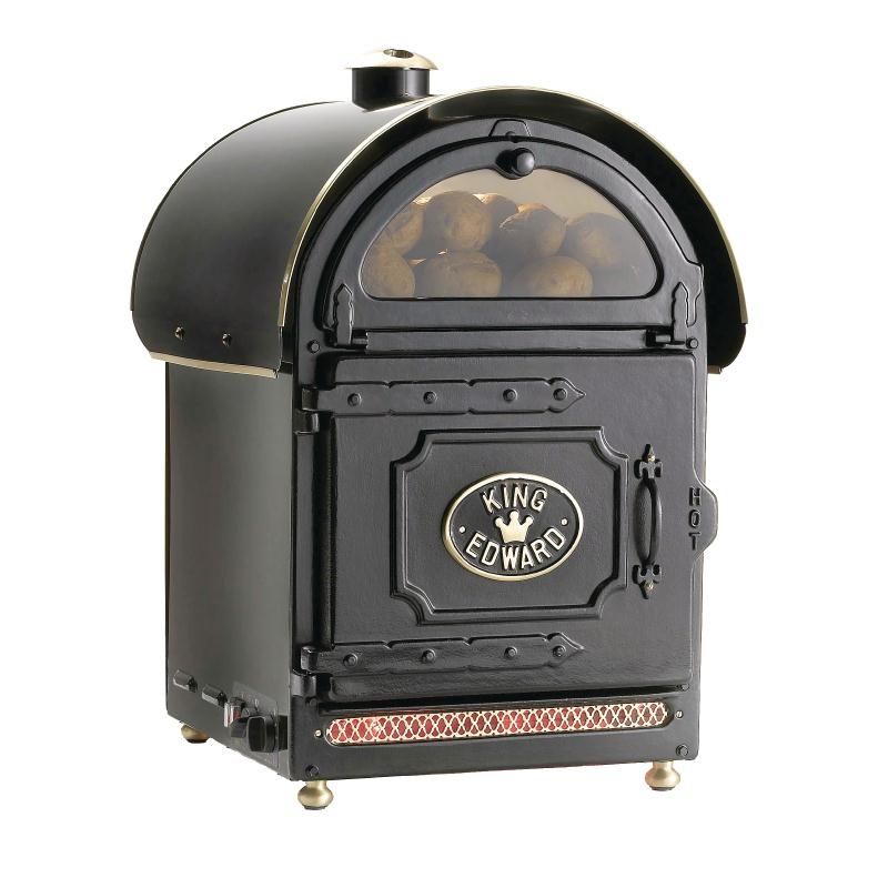 King Edward Large Potato Baker Black PB2FV/BLK - GP265 Baked Potato Ovens King Edward