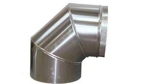 Combisteel Aluminium 90 Degree Elbow Pipe Round Ducting Various Diameters Aluminium Pipe Extraction Ducting Combisteel