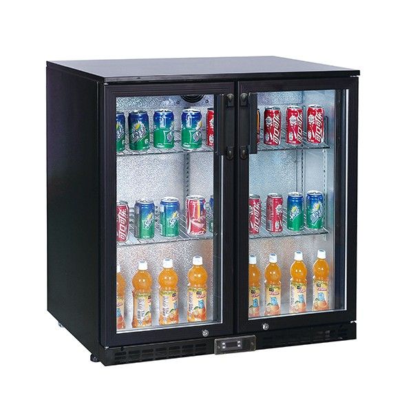 Koldbox 208 Ltr Double Hinged Door Back Bar Bottle Cooler - KBC2 Double Door Bottle Coolers Koldbox
