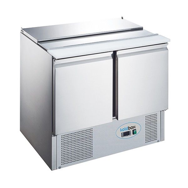 Koldbox 240 Ltr 2 Door Refrigerated Saladette Counter - KXCC2-PREP Saladette Counters Koldbox