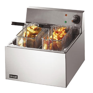 Lincat Lynx 400 Compact Double Electric Fish Fryer LFF Countertop Electric Fryers Lincat
