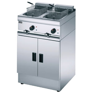 Lincat Silverlink 600 Free Standing Double Electric Fryer J18 Freestanding Electric Fryers Lincat