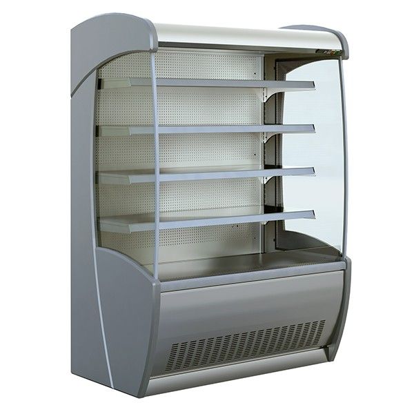 Mafirol Stainless Steel Tiered Display 1530mm Wide - PESSOA850 SS 1450 FV LC Refrigerated Merchandisers Mafirol