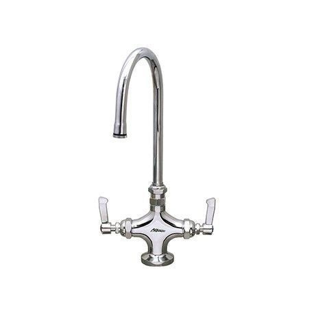 Mechline AquaJet 1/2 Inch Mixer With Lever Controls And Swivel Gooseneck Spout - AJ-B-2SG6L Mixer Taps Mechline