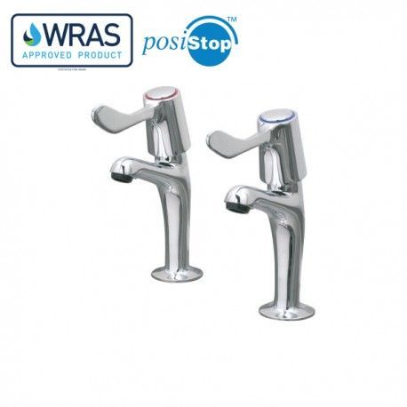 Mechline CaterTap 1/2 Inch Sink Taps With 3 Inch Levers - WRCT-500SL3 Stand Alone Taps Mechline