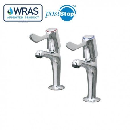 Mechline CaterTap 1/2 Inch Sink Taps With 3 Inch Levers - WRCT-500SL3 Stand Alone Taps Mechline   