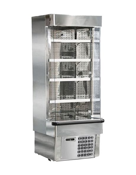 Mondial-Elite Stainless Steel Meat Temperature Tiered Display - SLX7M Refrigerated Merchandisers Mondial-Elite