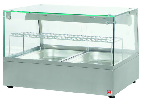North HDW2 Convection Heated Display Counter With Humidity & Halogen Heat Lamps Heated Counter Top Displays North