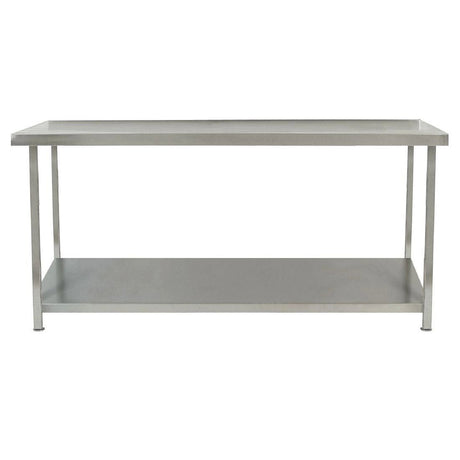 Parry Fully Welded Stainless Steel Centre Table with Undershelf 1800x600mm - DC593 Stainless Steel Centre Tables Parry   