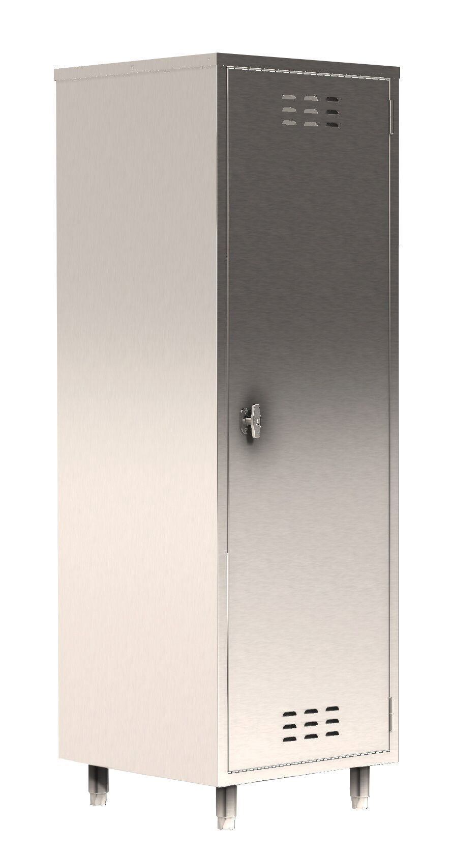 Parry Stainless Steel COSHH Single Door Cupboard - HCCOSHS1800 Medical & Hygiene Parry