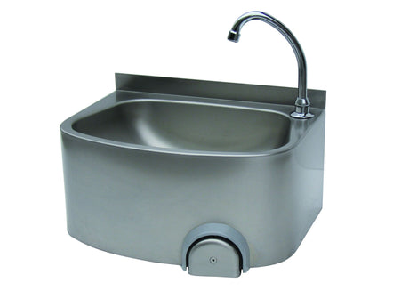 Parry Stainless Steel Knee Operated Hand Basin - CWBKNEE Hand Wash Sinks Parry   