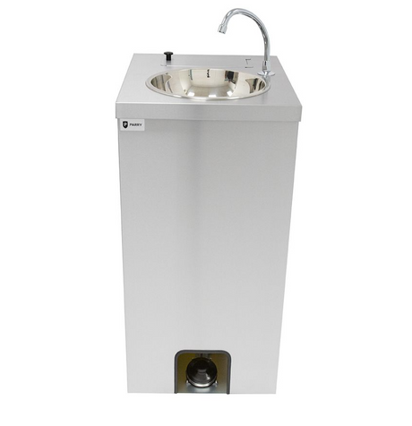 Parry Stainless Steel Mobile Wash Basin - MWBT Hand Wash Sinks Parry   