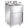 Parry Twin Tank Twin Basket Free Standing Electric Fryer NPDPF6 - GM704 Freestanding Electric Fryers Parry
