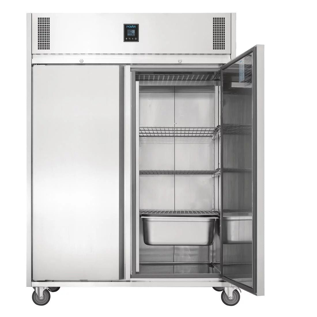 Polar U-Series Premium Double Door Upright Freezer 1170Ltr - UA004 Refrigeration Uprights - Double Door Polar