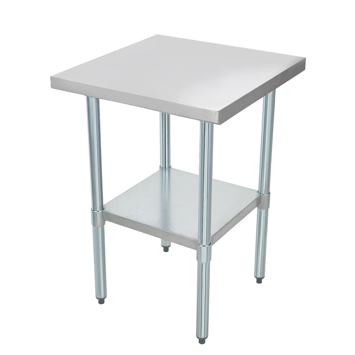 Empire 600mm Premium Stainless Steel Centre Prep Table with Undershelf Commercial Kitchen Bench - P-SSCT-60 Stainless Steel Centre Tables Empire
