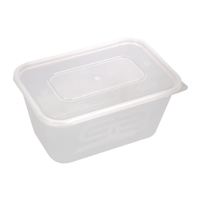 Premium Takeaway Food Containers With Lid 1000ml / 35oz (Pack of 250) - FC093 Takeaway Food Containers Non Branded