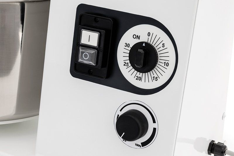 Prismafood Heavy Duty Spiral Mixer Variable Speed 41 Litre / 35Kg Capacity - IBV40 Variable Speed Dough Mixers Prismafood