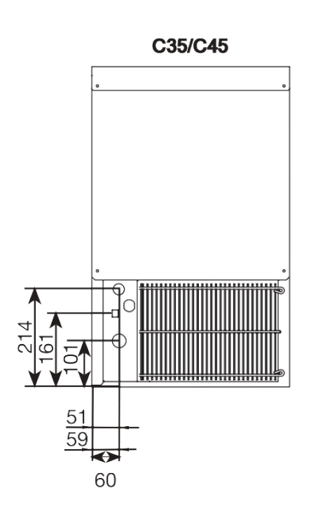 Prodis C35 Icemaker - 33/15Kg Ice Machines Prodis