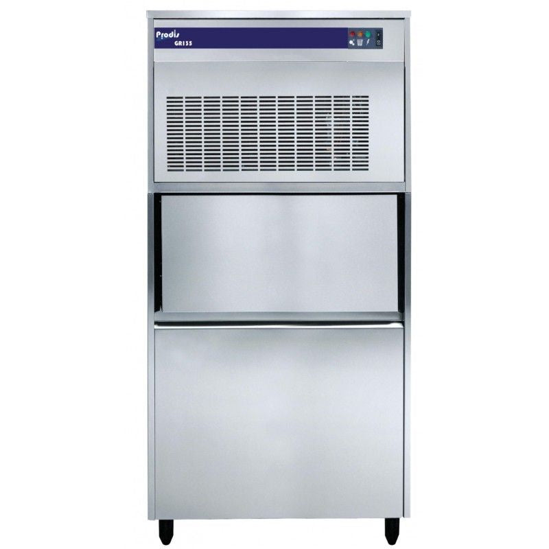 Prodis GR135 135kg Production Flaked Ice Maker 60kg Storage Bin Ice Machines Prodis