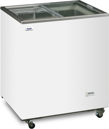Prodis New Vista Sliding Glass Lid Display Freezer 196 Litre Capacity - NV1 Display Chest Freezers Prodis