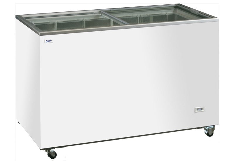Prodis New Vista Sliding Glass Lid Display Freezer 410 Litre Capacity - NV3 Display Chest Freezers Prodis