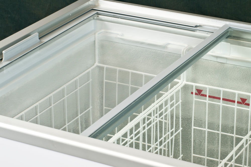 Prodis New Vista Sliding Glass Lid Display Freezer 410 Litre Capacity - NV3 Display Chest Freezers Prodis