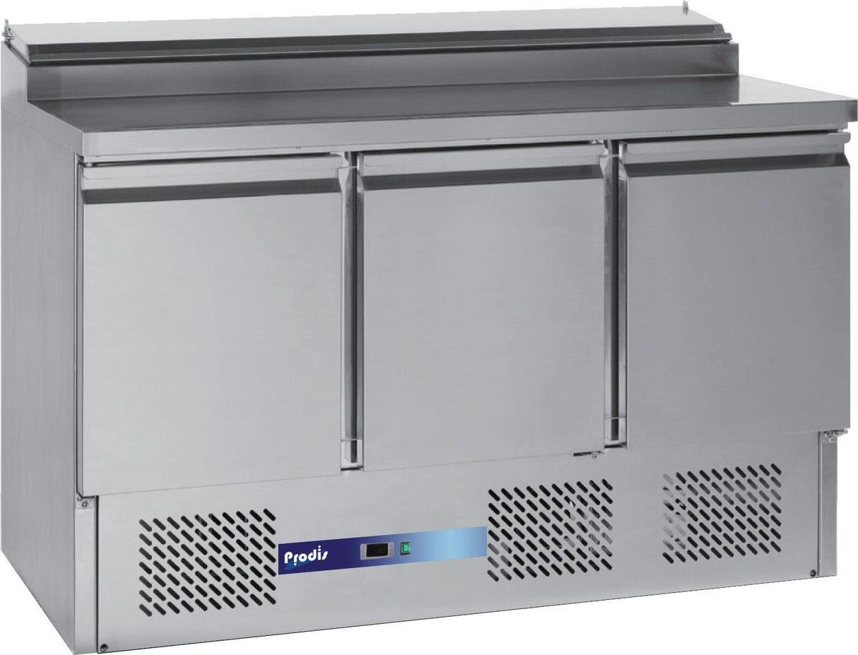 Prodis EC-3PREP 3 door saladette counter Saladette Counters Prodis