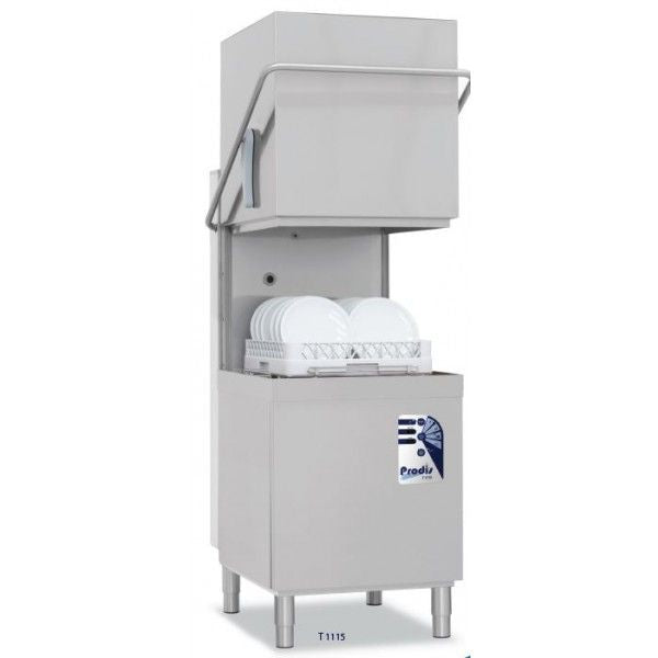 Prodis T1115 500mm basket gravity drain dishwasher Pass Through Hood Dishwashers Prodis