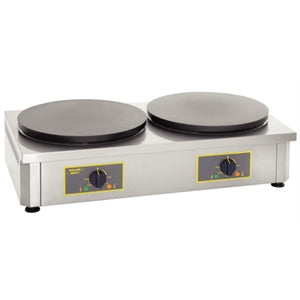Roller Grill Double Electric Crepe Machine - GD345 Crepe Makers & Pancake Machines Roller Grill