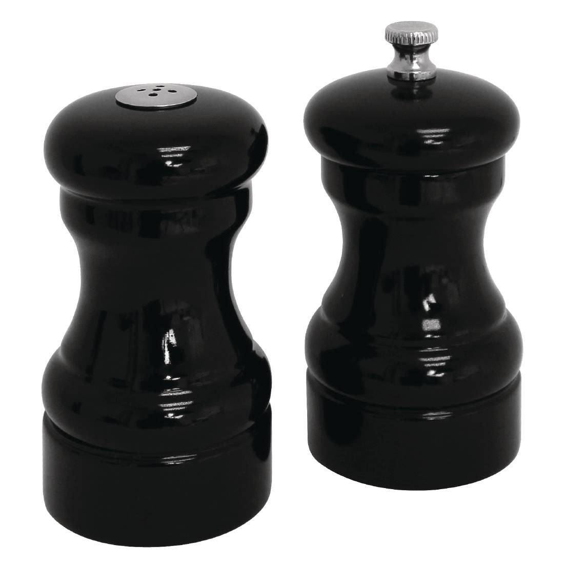 Salt and Pepper Set Black - GL087 Table Presentation Olympia