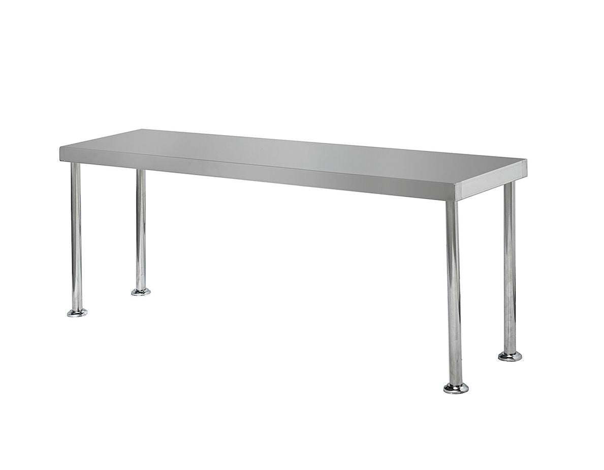 Simply Stainless 2100mm Single Overshelf - SS122100 Stainless Steel Over Shelves Simply Stainless