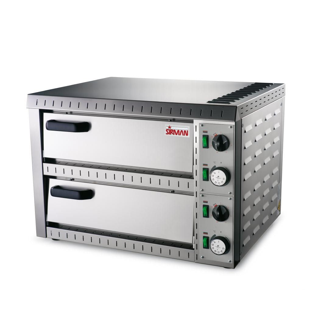 Sirman Stromboli Two Tier Pizza Oven - GK059 Twin Deck Pizza Ovens Sirman