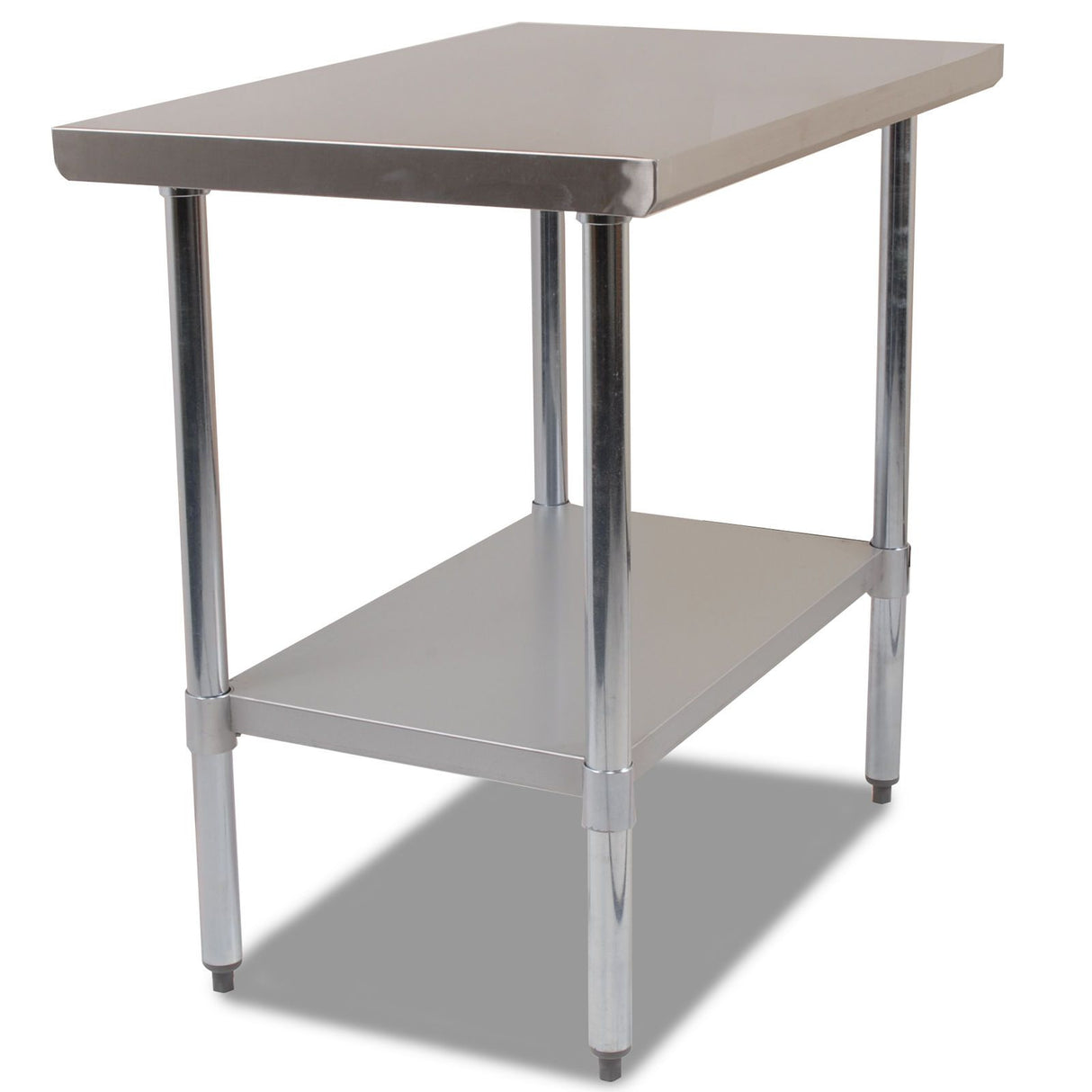 Empire 900mm Stainless Steel Centre Table with Undershelf Commercial Prep Bench - SSCT-90 Stainless Steel Centre Tables Empire