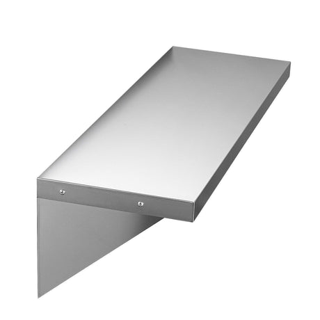 Empire Stainless Steel Wall Shelf 1200 x 300mm with Brackets & Fixings - WS-1200 Stainless Steel Wall Shelves Empire