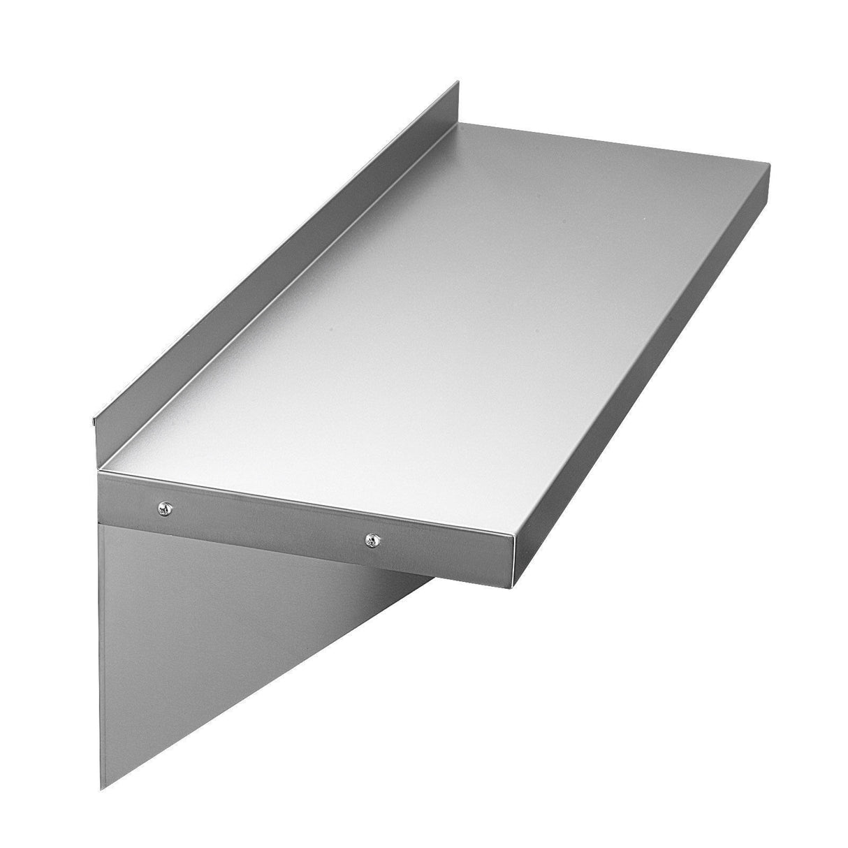 Empire Stainless Steel Wall Shelf 1500 x 300mm with Brackets & Fixings - WS-1500 Stainless Steel Wall Shelves Empire