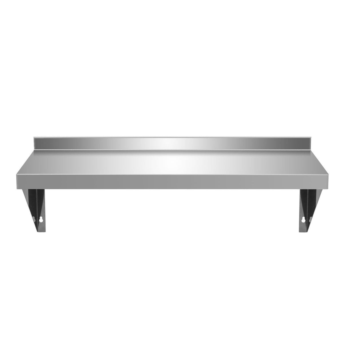 Empire Stainless Steel Wall Shelf 1800 x 300mm with Brackets & Fixings - WS-1800 Stainless Steel Wall Shelves Empire