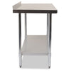 Empire Stainless Steel Wall Prep Table 1500mm Wide with Upstand  - SSWT-150 Stainless Steel Wall Tables Empire   