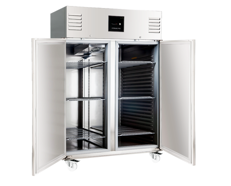 Sterling Pro Green Double Door Gastronorm Freezer Cabinet 1400 Litres - SNI142 Refrigeration Uprights - Double Door Sterling Pro   